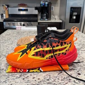 Puma Scoot Zero Flamin’ Hot Men's Sneakers in Orange and Yellow